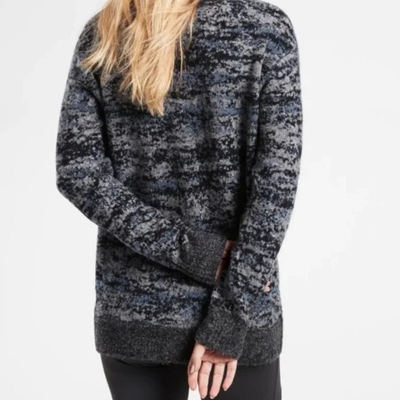 Athleta Westlake Textured Cardigan, Fog Camo Cool - Picture 2 of 9